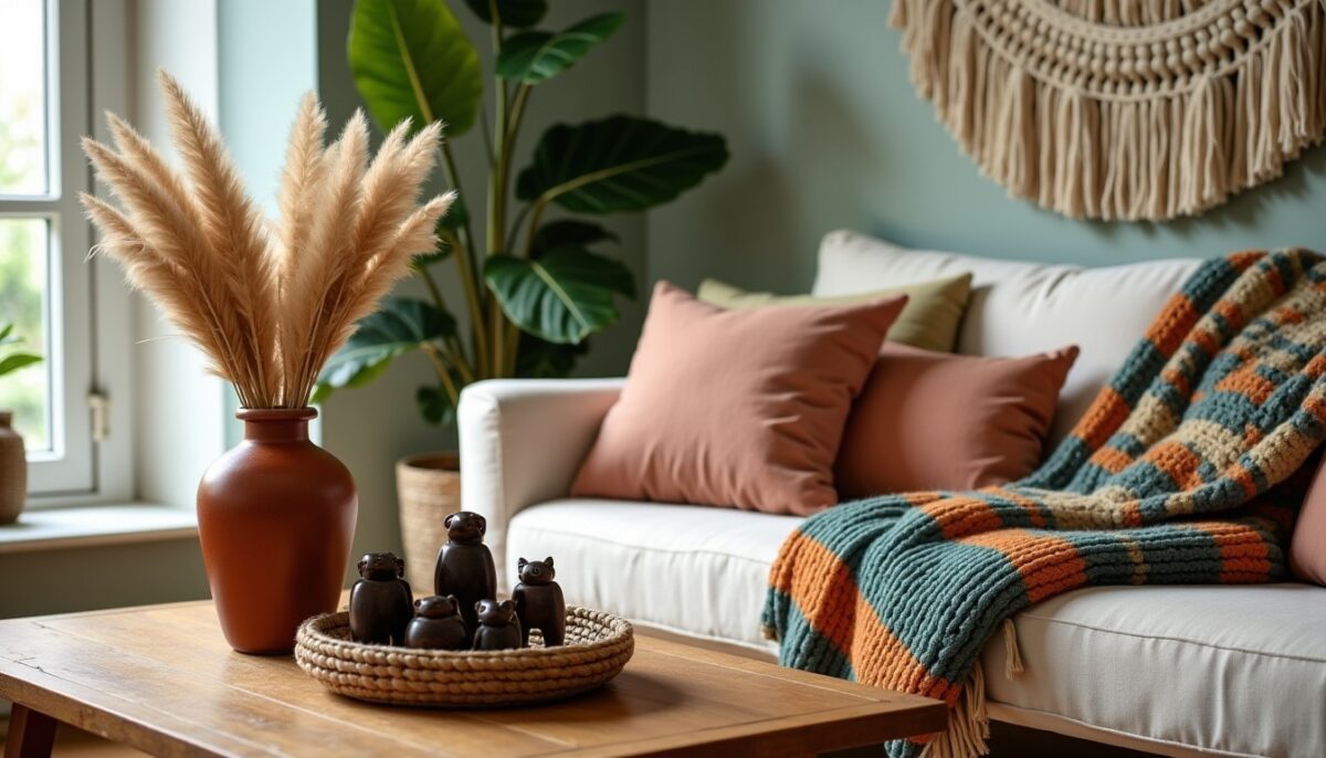 Artisanat du monde : intégrer textures, couleurs et pièces faites main dans sa décoration
